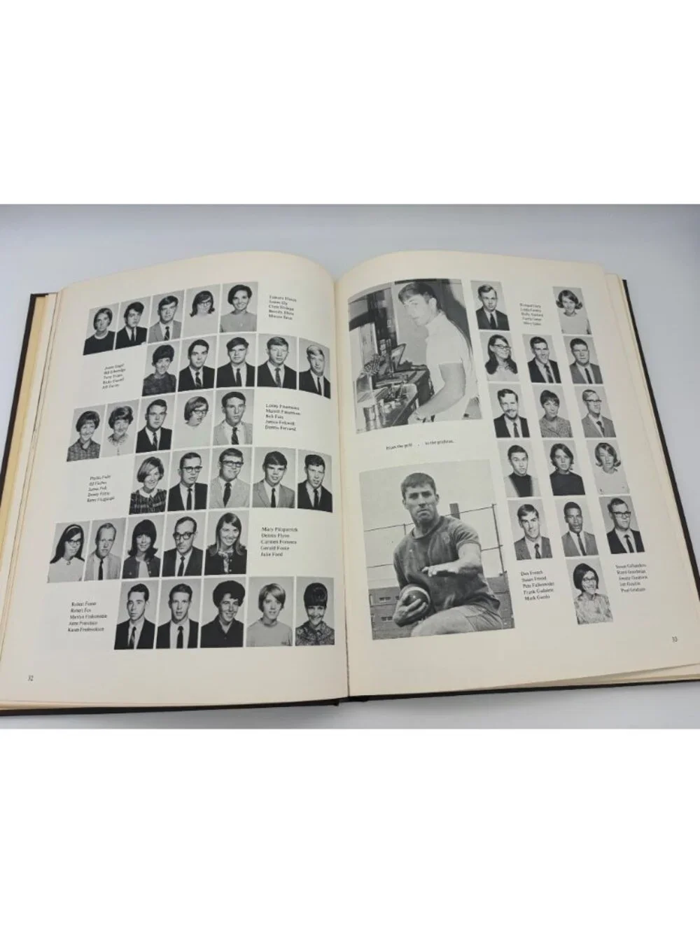1968 Olivet College Oaks Yearbook Michigan Vintage Hardcover Campus Life History